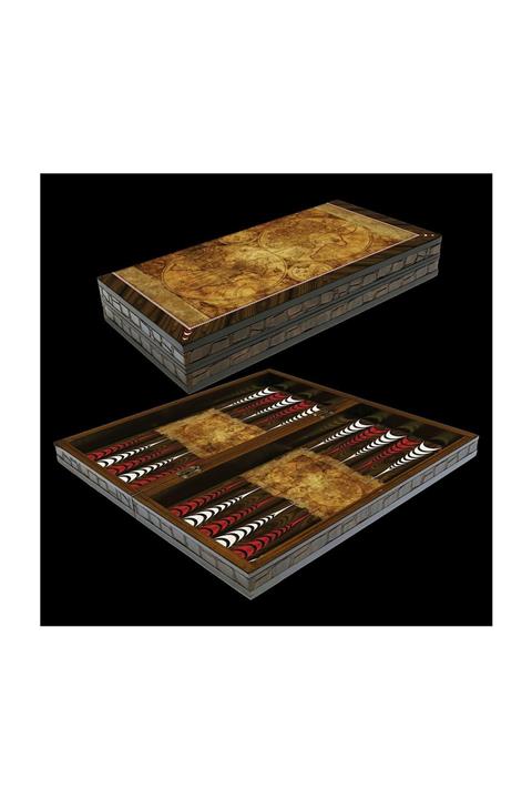 Sedef Okey Yenigün Fantastik Tavla - Atik Dünya Haritası