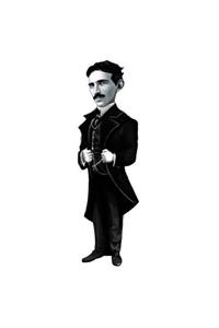 Aylak Adam Hobi -nikola Tesla Karikatür Ayraç