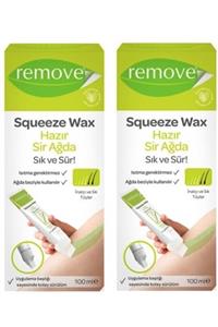 remove Squeeze Wax Hazır Sir Ağda Inatçı Ve Sık Tüyler 100 ml X2