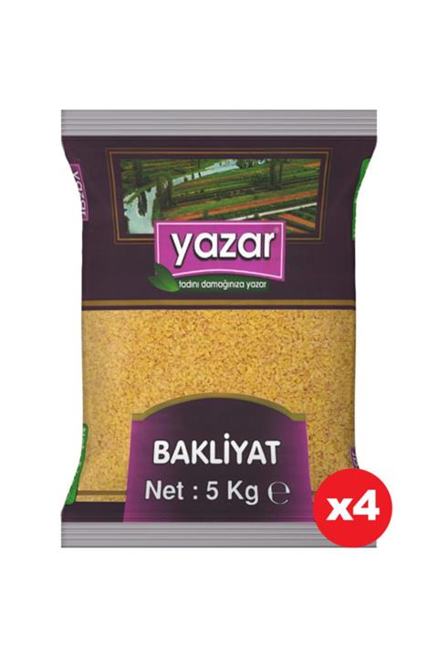YAZAR Pilavlık Bulgur 5 Kg X 4 Paket
