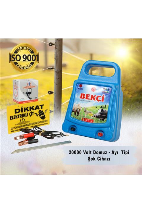 BEKÇİ 20 Bin Volt Tse Belgeli Şok Cihazı