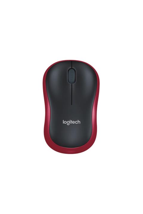 logitech Mouse Kablosuz 2.4 Ghz M185 Kırmızı