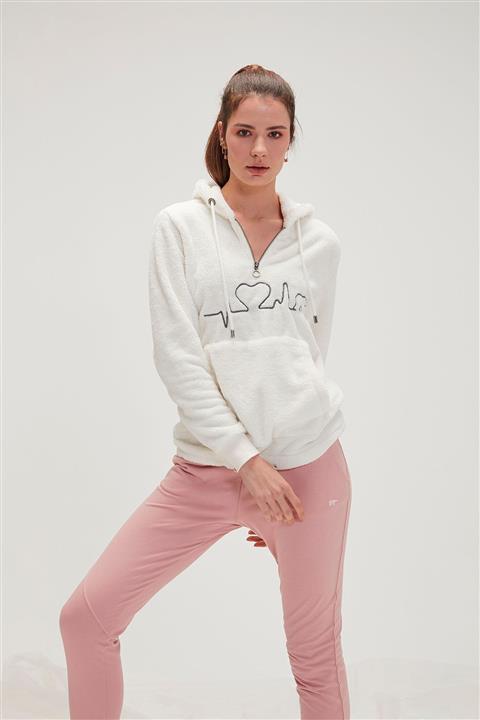 Bad Bear Kadın Bear Lıne Kırık Beyaz Polar