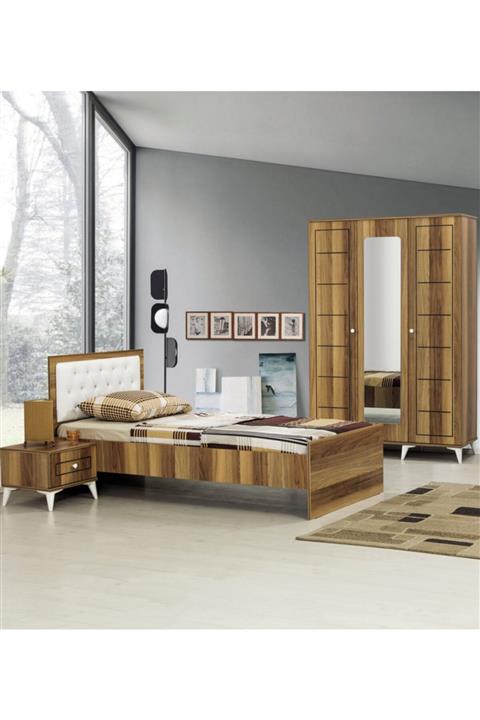 Setay Trend Genç Odası Takımı- Ceviz/beyaz