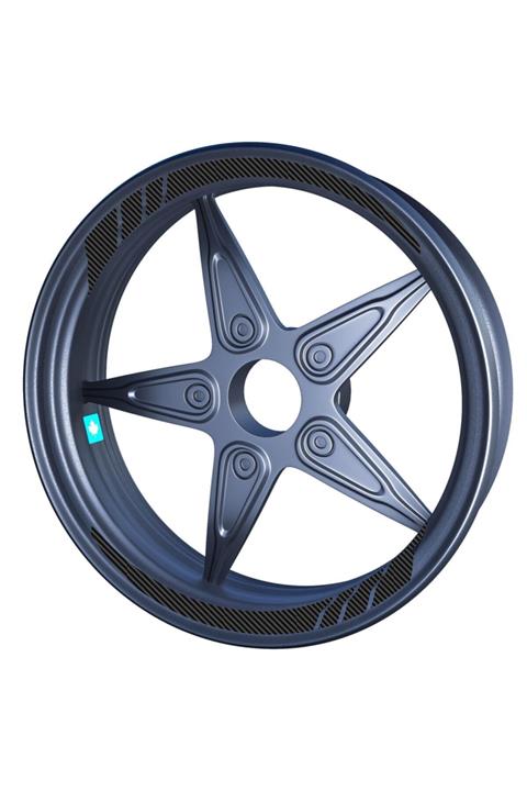 Çınar Extreme Karbon Fiber Dokulu Moto Gp Iç Jant Şeridi Sticker