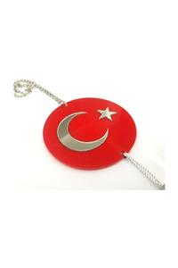 3D Light Türk Bayrağı Pleksi Dikiz Aynası Süsü