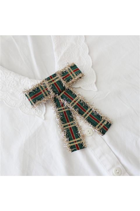 Audra Handmade Audra Yılbaşı Temalı Broş Kadın Yaka Aksesuarı