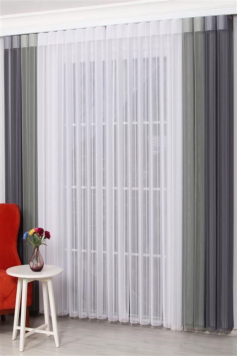 Akıllı Perde Yeni Nesil Tül Fon Dikey Trend 847-850