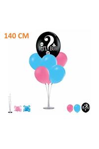 PartiVar 140 Cm Cinsiyet Partisi Balonlu Konfetili Balon Standı 140 Cm