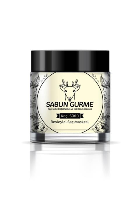 Sabun Gurme Keçi Sütlü Saç Besleyici Maske Keçi Sütü Durulanabilir Yağ Bakımı