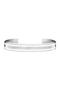 Daniel Wellington Classic Bracelet Silver Satin White Medium  - Unisex