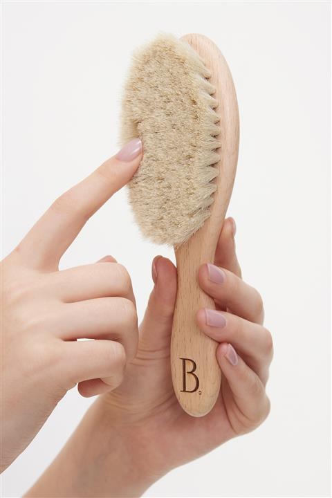 Byerley Ahşap Yumuşak Bebek Saç Fırçası