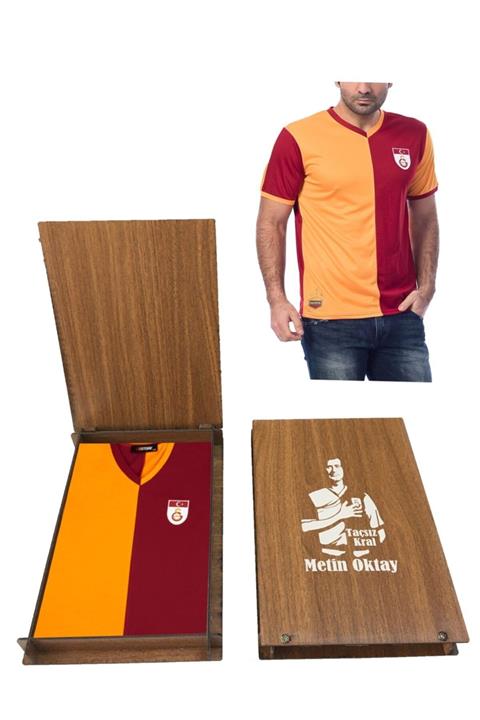 GSStore Galatasaray Fan (polyester) Metin Oktay Forma Ahşap Kutulu