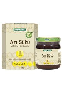 Aksu Vital Gold B 7.000 Mg Arı Sütü Arı Poleni Bal Karışımı 220 G