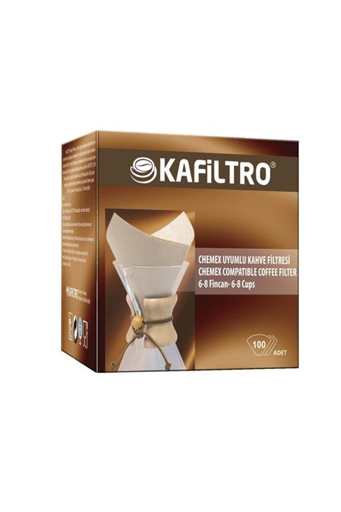 SECRET COFFEE Kafiltro Chemex Uyumlu Filtre Kağıdı 6-8 Fincan (100'lü)