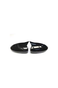 MaviTuning Ctk Renault Megane 2 Batman Yarasa Ayna Kapağı Piano Black 2003 - 2012 Uyumlu Dıştan Yapıştırmalı