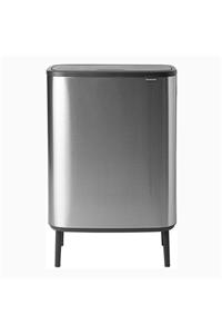 Brabantıa Brabantia Çöp Kutusu 30 + 30 Lt Bo Touch Dokunmatik Kapak Mat Çelik 130649