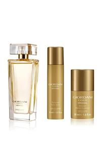 Oriflame Giordani Gold Original Edp 50 ml Kadın Parfümü + Deodorant +  Vücut Spreyi 5262645956169