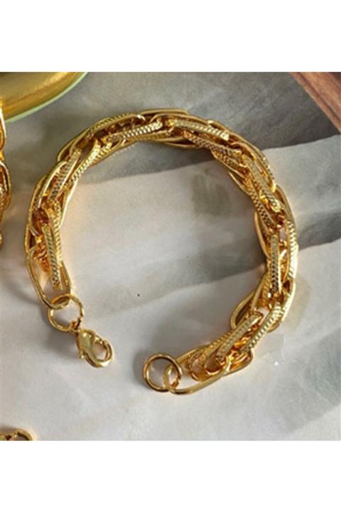 TAKI TASARIM Kadın Altın Uzay Yolu Kuyumcu Model Künye