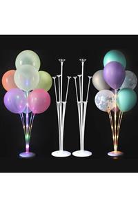 festival party store Peri Led Işıklı 7 Çubuklu Gün Işığı Balon Standı Fpsışk002