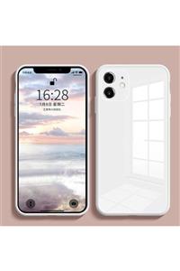 mooncase Iphone 11 ( 6.1 ) Uyumlu Kamera-lens Korumalı Beyaz Lüx Cam Kılıf