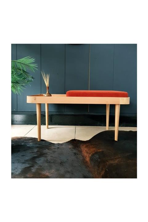 LAMONETA Handy Puflu Bench / Bank / Giriş Ünitesi Minderli Sehpa