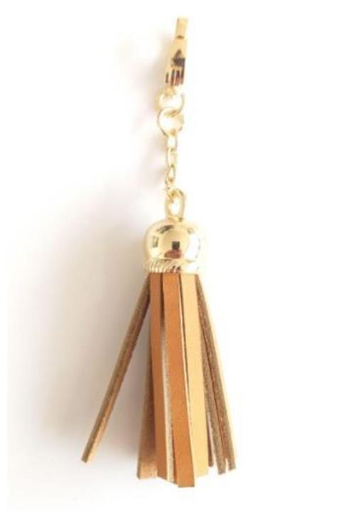 angel çanta aksesuar Gerçek Deri Kovanlı Püskül