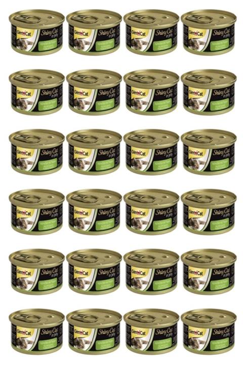 Gimcat Shinycat Tavuklu Papayalı Kedi Konserve Maması 70 gr X 24 Adet