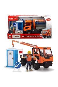 Dickie Toys Oyun Setleri Vinçli Kamyon Servis Seti