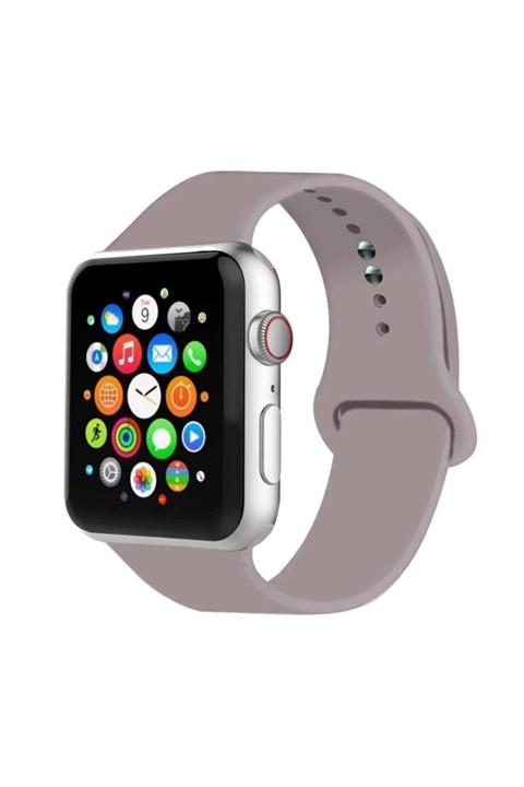 Cimricik Apple Watch Kordon 2 3 4 5 Seri 42 Mm Ve 44 Mm Uyumlu Silikon Kordon Kayış