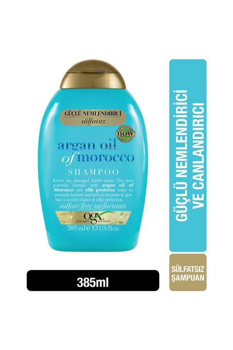 OGX Extra Güçlü Nemlendirici Ve Canlandırıcı Argan Oil Of Morocco Sülfatsız Bakım Kremi 385ml