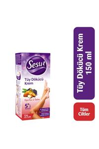 Sesu Tüy Dökücü Krem Böğürtlen&badem 150 Ml