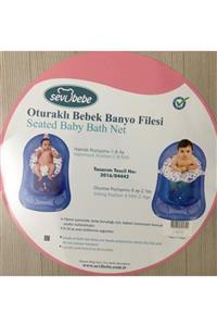 Sevi Bebe Oturaklı Bebek Banyo Filesi Sarı Yıldızlı