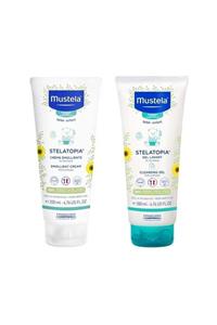 Mustela Stelatopia Emollient Balm + Stelatopia Cleansing Gel