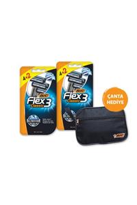 Bic Flex 3 Classic 3 Bıçaklı Tıraş Bıçağı 4+2 Li Blister X 2 Adet