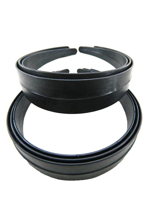 Tahtakaledeyim 4 Cm Plastik Ham Taç Siyah Renk 6 Adet