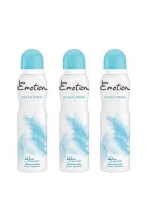 Emotion Ocean 3 Adet Fresh Deo 150 ml