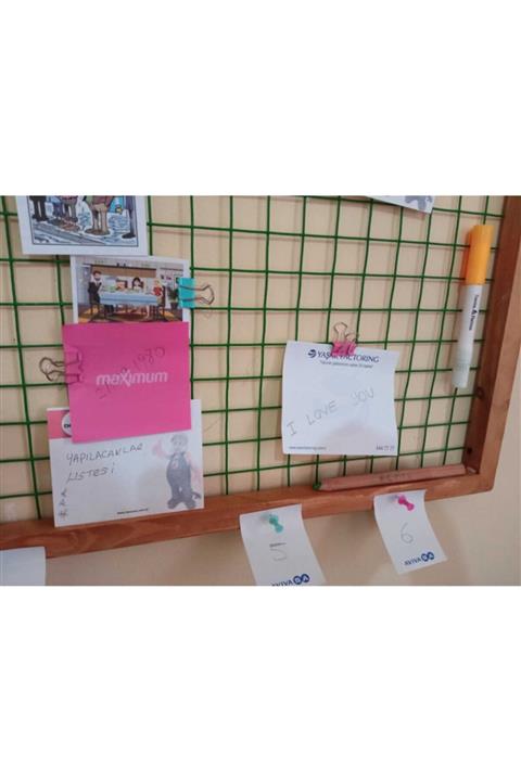 Ece Homee Çerçeveli Telli Dekoratif Pano