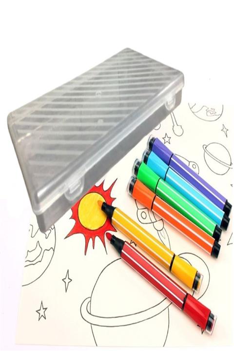 RoseRoi Kalem Kutusu Kalemlik Çok Amaçlı Kullanılabilen Şeffaf Kalemlik