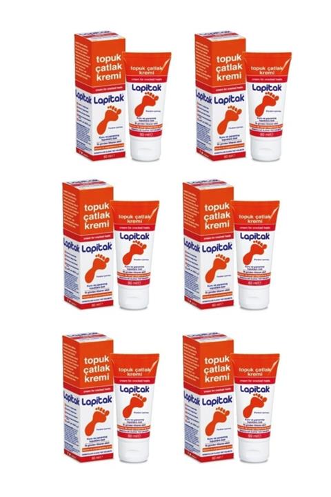 Lapitak Topuk Çatlak Kremi 60 Ml (6 Kutu)