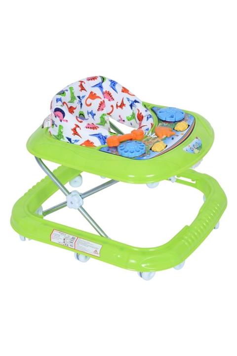 NO NAME 3 Kademeli 10 Tekerli Lüx Yürüteç Örümcek Yeşil