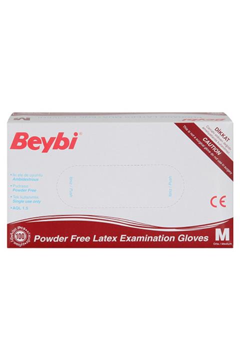 ipek medikal Beybi Pudrasız Latex Medium Eldiven