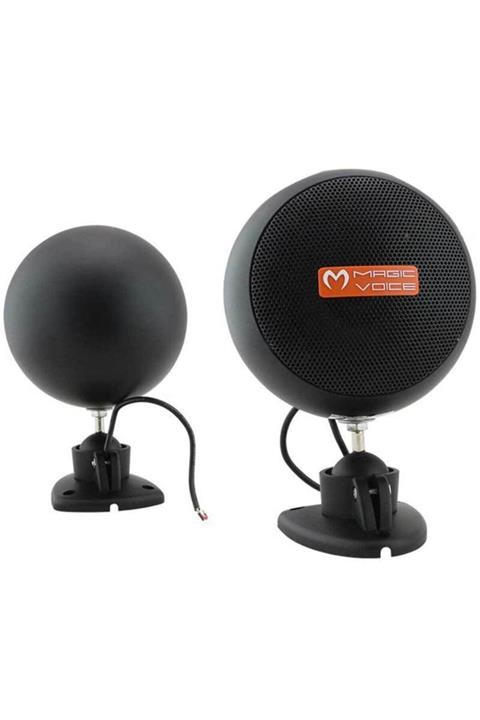 MİRGE Magıcvoıce Mv-13 7.5 Cm 20 Watt Siyah Sütun Sarkık Hoparlör 2li Takım Trafosuz