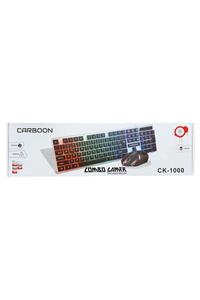 CARBOON Carbon Ck-1000 Işıklı Kablolu Gaming Klavye ve Mouse