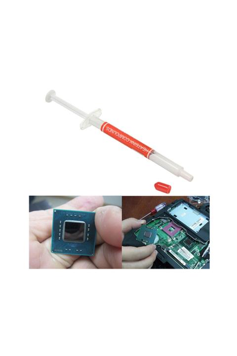 WOZLO Beyaz Termal Macun İşlemci Pastası 3 gr 2 Adet