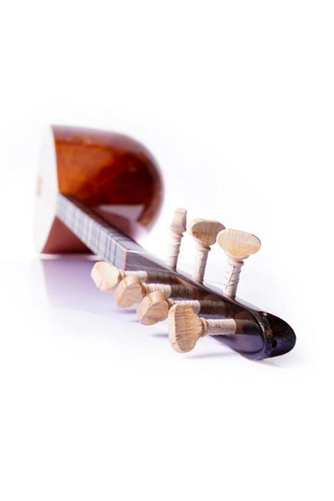 Tını Ihlamur Ağacı 39 Tekne Uzun Siyah Sap Turuncu Bağlama