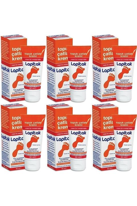 Lapitak Topuk Çatlak Bakım Kremi 60 Ml 6 Adet