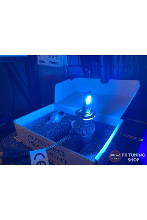 FK TUNING Fk Marka Buz Mavi Şimşek Etkili Led Xenon H11 Duy Tipi