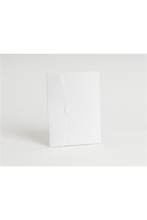 ARTİMED 14x20 Cm Beyaz Dikey Cepli 100 Adet Davetiye Zarfı