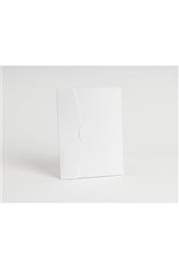 ARTİMED 14x20 Cm Beyaz Dikey Cepli 100 Adet Davetiye Zarfı